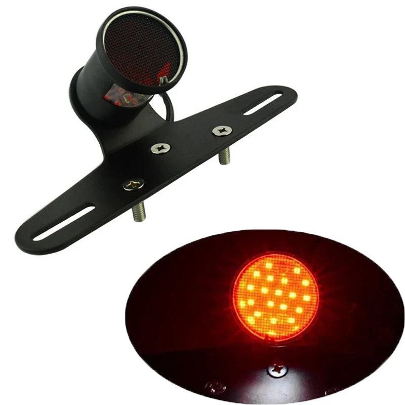 Motorcycle12VLEDTaillightsRearTailBrakeStopLightLicensePlate