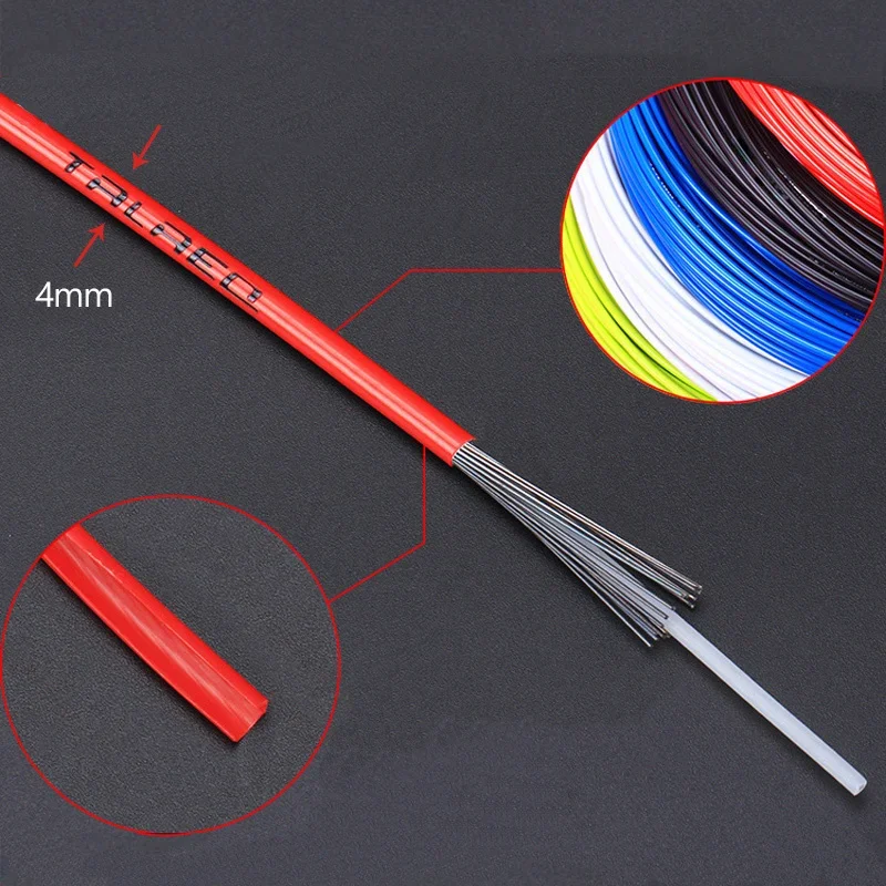Bicycle Shift Cable Housing 3Meters Shift Brake Housing shifter Outer Cable for Road Bike MTB Bicycle Lined Shift Cable Housing Hose Kit Set for Shimano