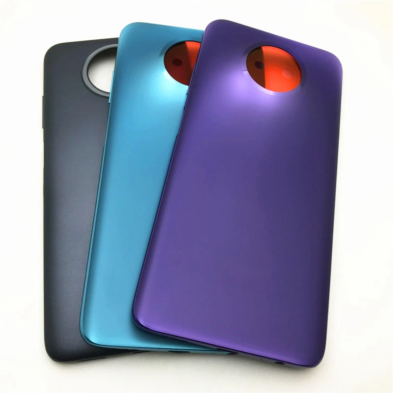 

10Pcs/Lot For Xiaomi Redmi Note 9 5G Battery Cover Back Panel Rear Housing Case With Power Volume button