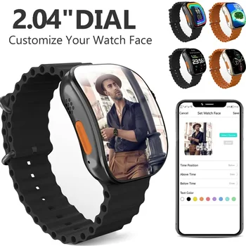 Smart Watch For Women Men, 1.83'' HD Full Touch Screen Wireless Calling Smartwatch (Answer/Make Call), Activity Tracker, 100+ Sport Modes, Pedometer, Message Alerts, Sport Fitness Tracker,Compatible With Iphone.Holiday Gifts, Birthday Gifts 3
