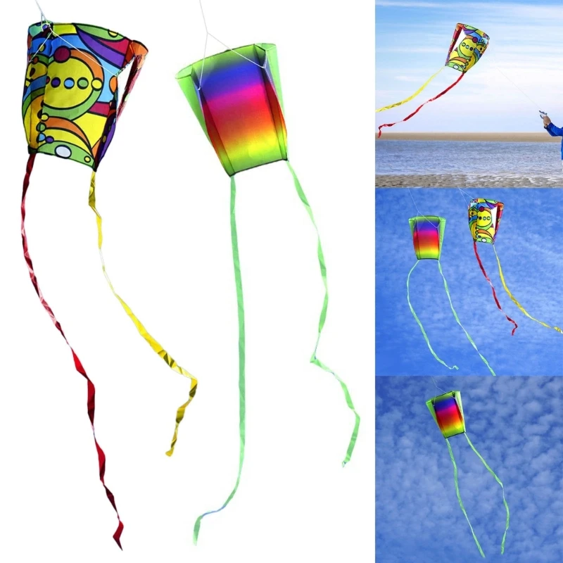 Flying Kites For Stall Vendor Garden Park Beach Outdoor Fun Sport Pocket Kites