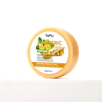 Savon à l'huile essentielle blanchissant au curcuma, 100g, vitamine C, hydratant pour la peau, nettoyage en profondeur, savon nettoyant au citron 4