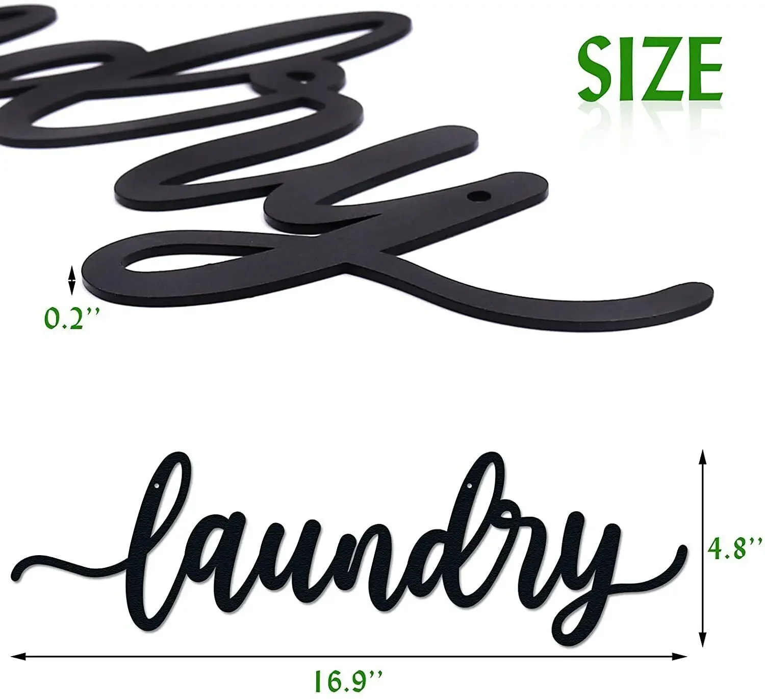 Rustic Laundry Room Metal Wall Art 4