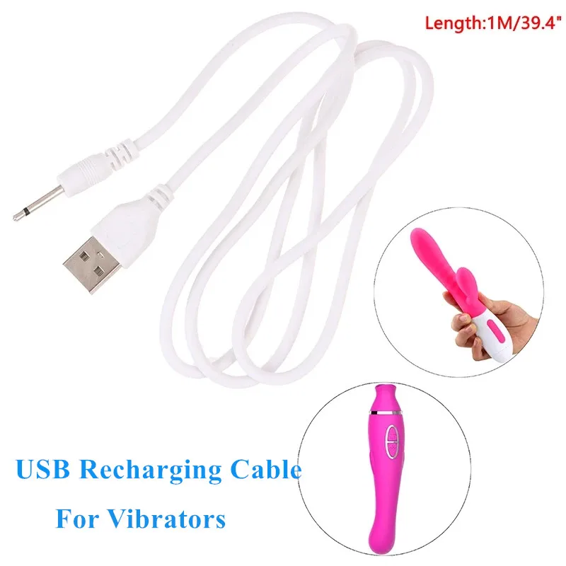 Usb Rechargeable Vibrator Charging Cable Dc 2.5 Power Supply Charger