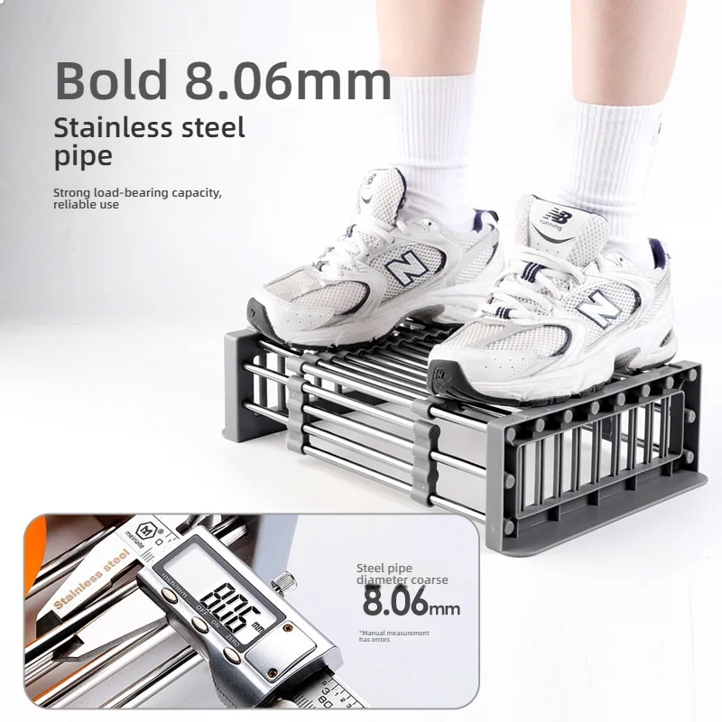 Stainless Steel Dish Drainer Kitchen Sink Rack Vegetable Rack Extendable Drying Storage Accessories Storage Kitchen Tools