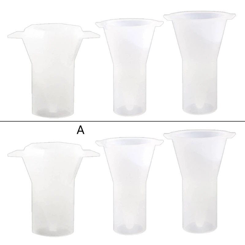 

Epoxy Resin Silicone Mold 3D Valentines Day Circular Cone Rings Holder Mold for DIY Home Decorations Jewelry Storage