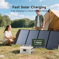 ALLPOWERS R600 centrale électrique Portable 600W 299Wh LiFePO4 générateur solaire UPS batterie de secours MPPT et panneau solaire 100W pour le Camping 3