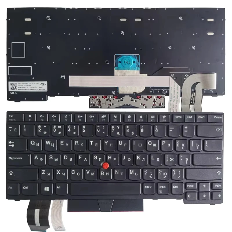 NEW For Lenovo IBM Thinkpad E480 E485 E490 L480 L490 Russian/US keyboard 01YP400 01YP440