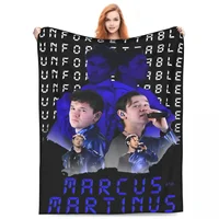 Relax Marcus And Martinus Unforgettable Eurovisions 2024 Sweden Blanket Bed Decorative Throw Blankets Warm Velvet for Office 1