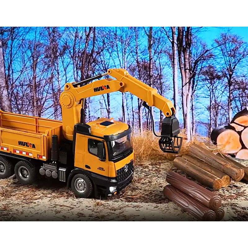 Huina 15 Channel 1575 Remote Control Excavator Alloy Remote Control Engineering Vehicle Excavator Children's Electric Toy 2