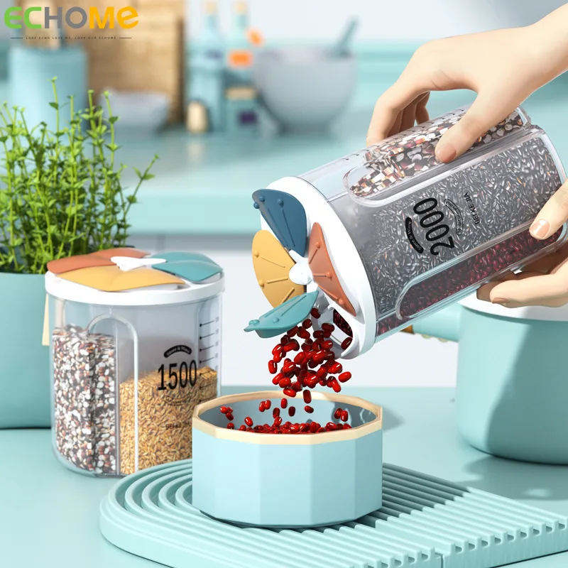 Food Storage Containers For Bulk Grain Kitchen Receptacle Sealed Stackable  Food Storage Box Kitchen Refrigerator Storage Tank - AliExpress