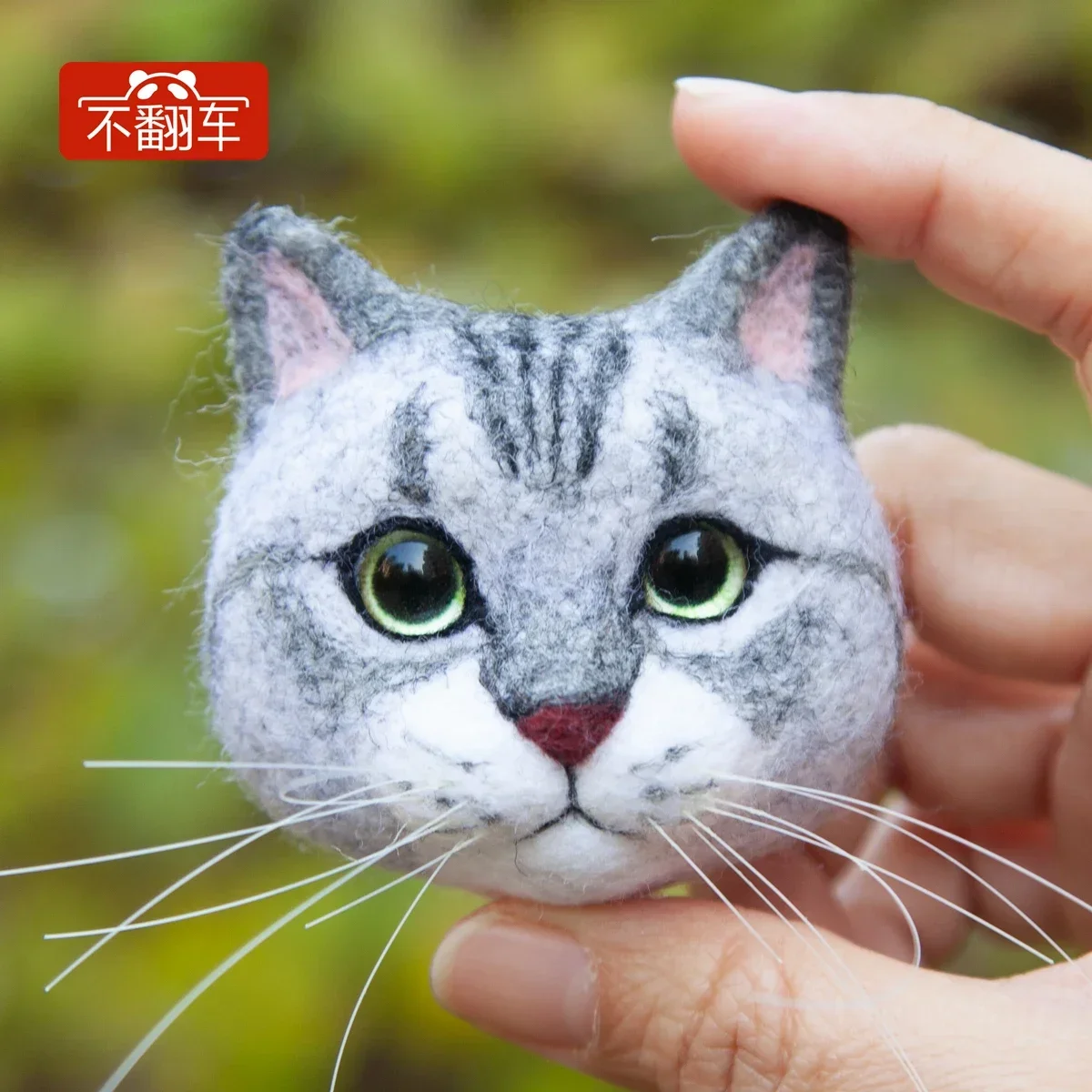 Animals DIY Needle Felting Set with Foam Mat for Handcraft Project Beginners Needle Felting Supplies Kits with Tools Kit