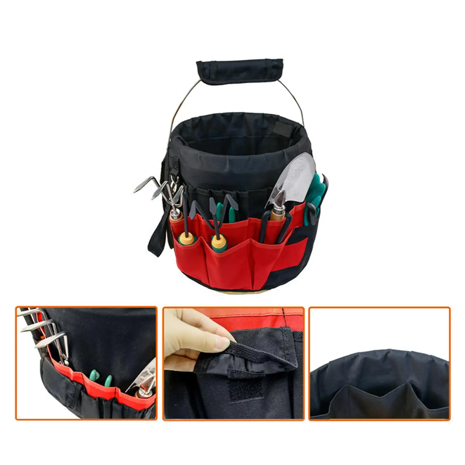 

Garden Tool Bag Carrier Multifunctional Electrician Tool Organizer 42 Pocket