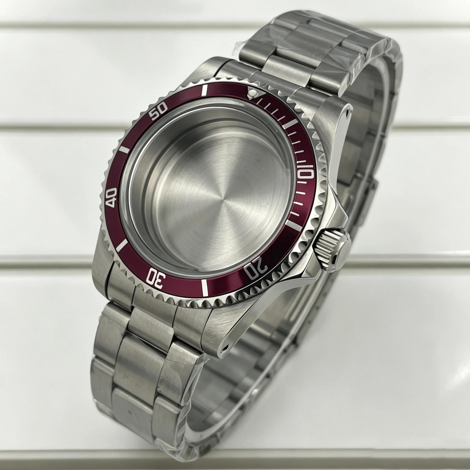 High-Hardness Convex Dome Glass Watch Case - 39.5mm