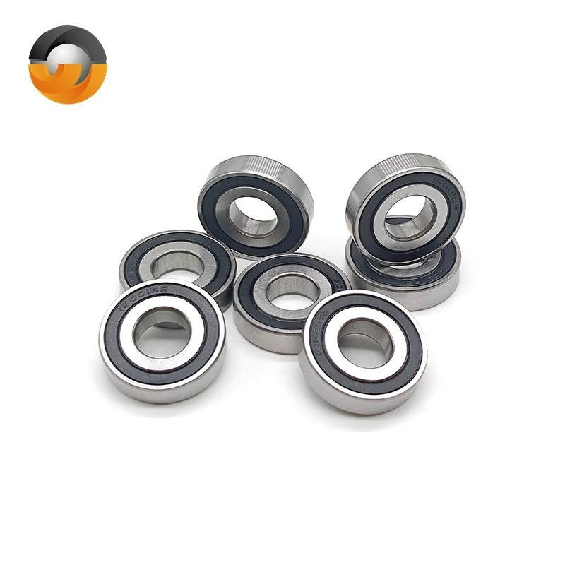 2개 16001RS 볼 베어링 12x28x7mm ABEC-7 16001 2RS 고무 밀봉