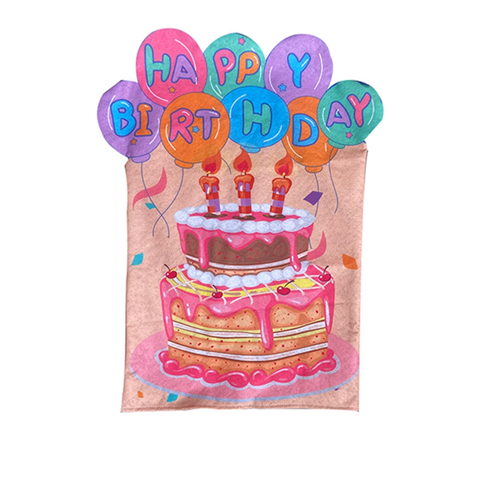 Birthday Chair Cover Colorful Home Party Chair Cover for Kids Birthday Seat Cover Classroom Chair Birthday Dining Room Decor 6
