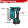 Cordless Electric Nail Gun for Straight/N-shape Nails Pure Copper Motor Woodworking Universal Nailing Machine For Makita Battery 3