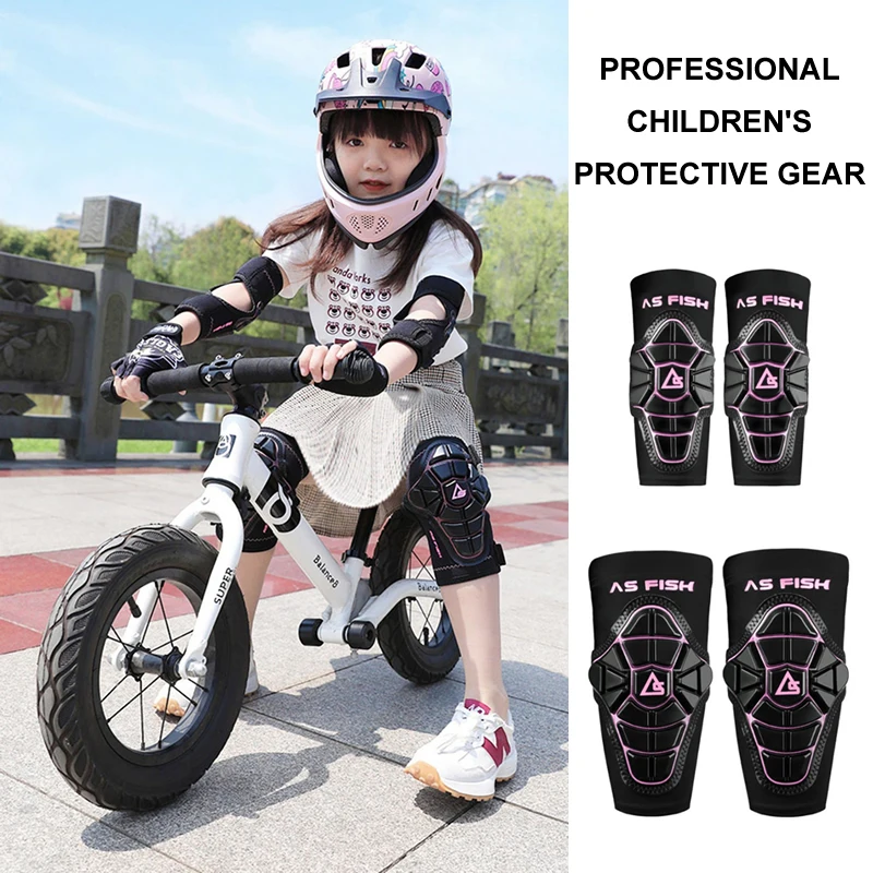 Kids Scooter Pushbike Semi Open Soft Silicone Protector Elbow Knee Pads Skateboard Riding Cycling Skating Protective Gear
