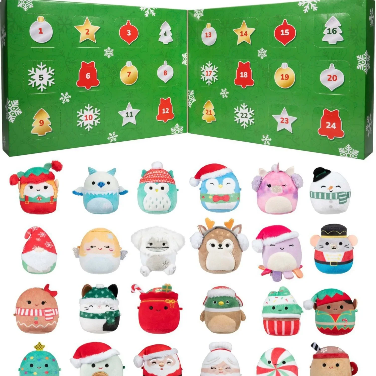 Plastic Ornament Advent Calendar Kit 24 Days Christmas Advent Calendar Christmas Gift Kids Teens