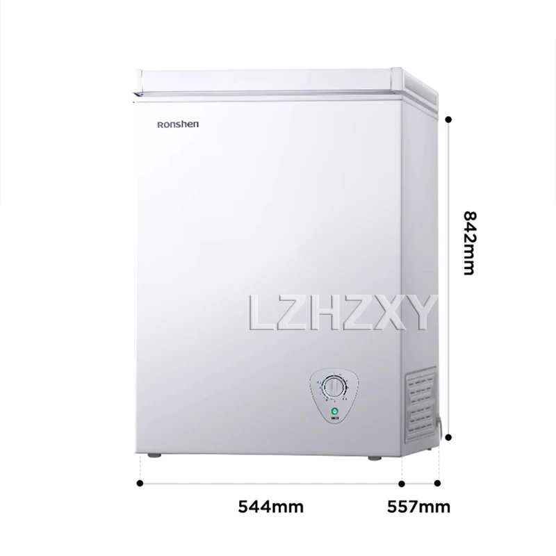 100L freezer fridge Commercial Large Capacity Ultra-low Temperature Freezer Quick Freezer 200W Direct Cooling Household