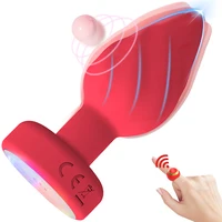 Leuchtende Anal Plug Vibratoren Ring Fernbedienung Prostata Massage gerät Vaginal Butt Plug Stimulator Erwachsene Paare Sexspielzeug für Frauen