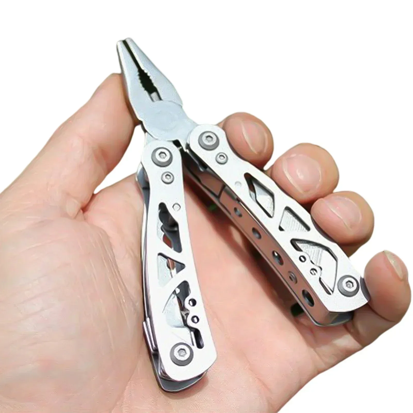 

Outdoor Knife EDC Screwdriver Folding Handtool Camping Plier Stainless Portable Knife Plier Steel Pocket Multitool Multifunction