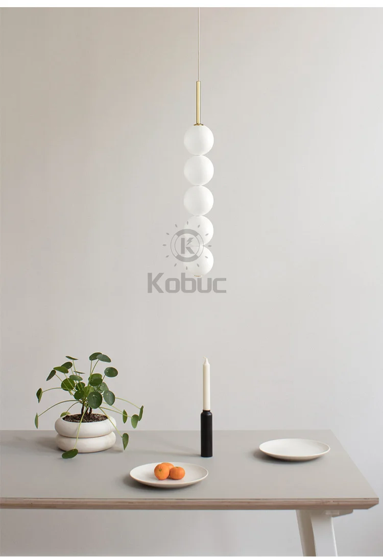 modern pendant lighting Kobuc Nordic Modern LED Chandelier Fixture Glass Ball Pendant Light Dining Room Bedroom Art Decor Restaurant Luxury Hanging Lamp large pendant lighting