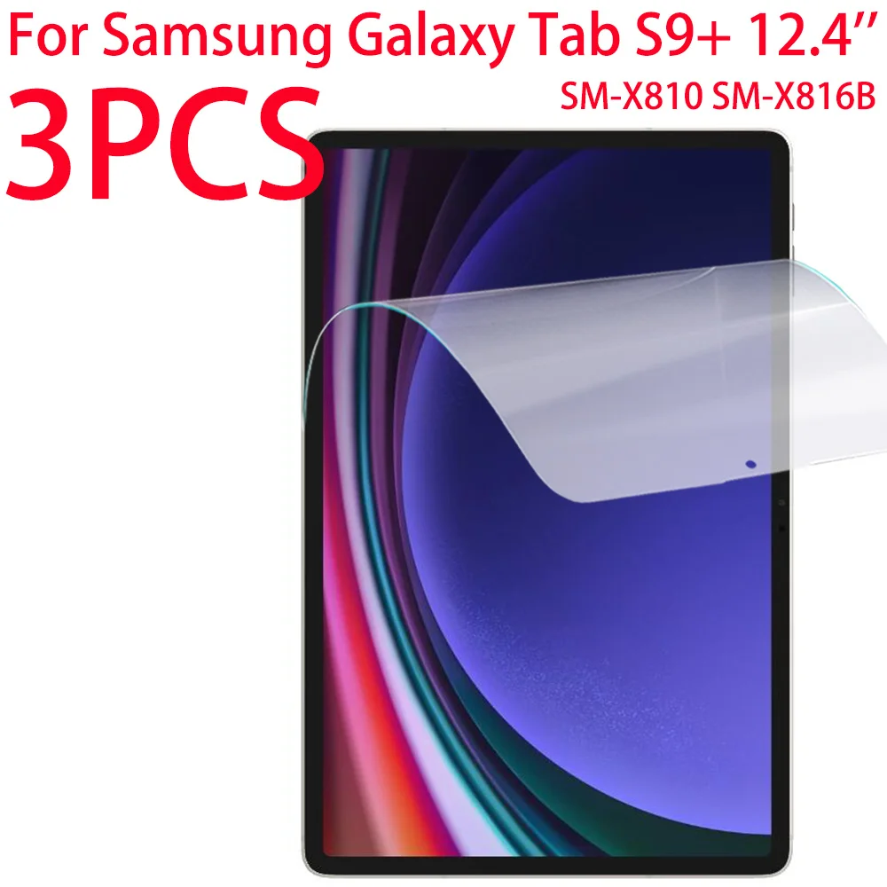 

Мягкая защитная пленка для экрана Samsung Galaxy Tab S9 + S9 Plus, 3 упаковки