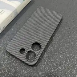 Enhanced Carbon Fiber Stripe Acrylic PC Hard Case - Shockproof, Skin - Friendly Feel - Poco X8 Pro (1)