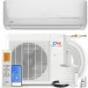 Split Air Conditioner and Heater, 20.5 SEER2, 1 Ton, Wall Mount Ductless Inverter Heat Pump System, With 16ft Installation kit 1