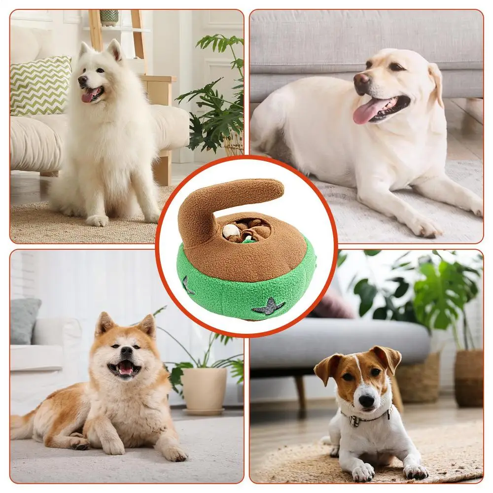 Toys Curling Puck Shape Dog Interactive - PeticaDeals