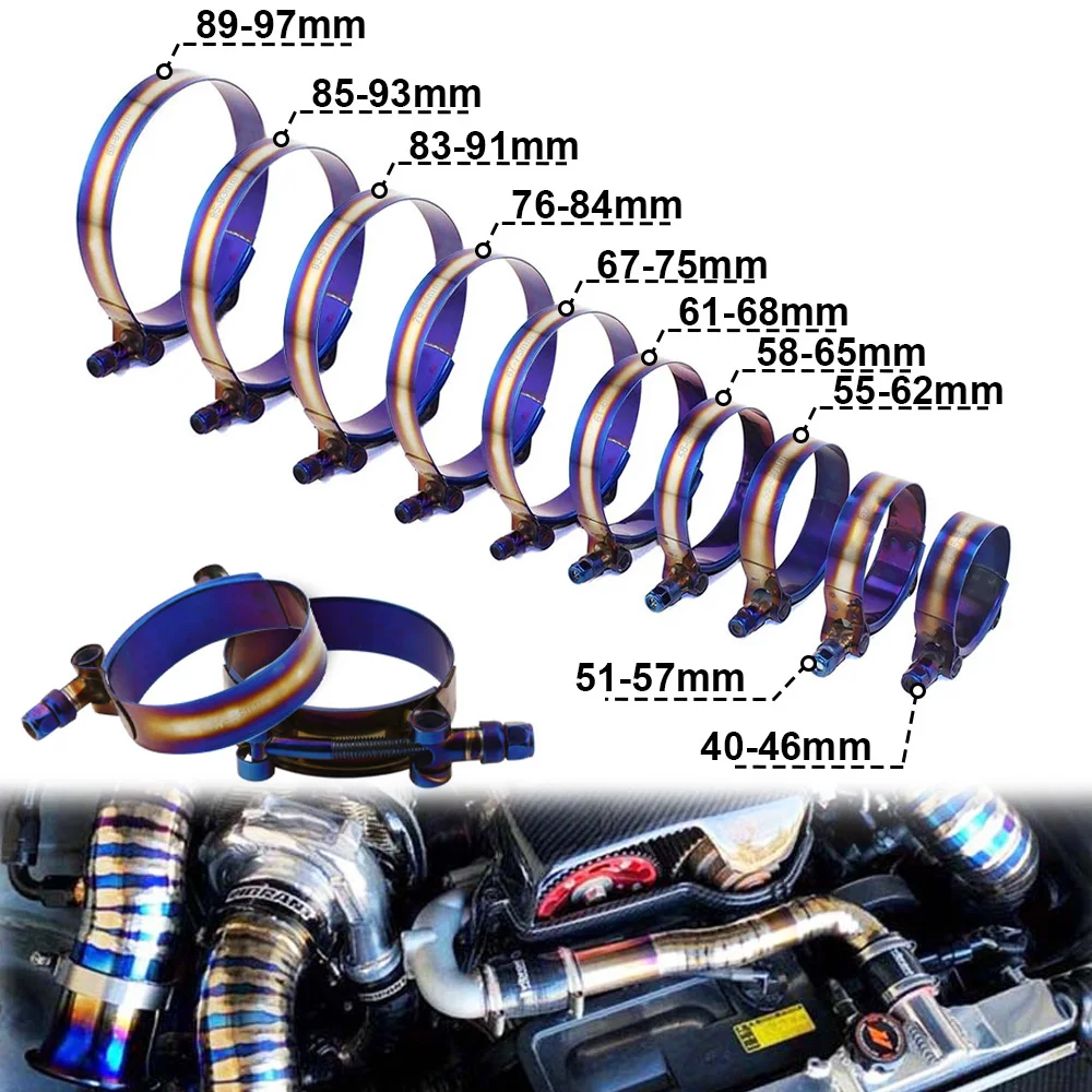 DOCAS 2 Pièces 56-59mm Collier De Serrage, 304 En Acier Inoxydable