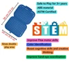 WizKidz STEM Toys Drill Set Building Blocks 3D Screw Puzzle DIY Educational Construction Engineering Toys for Kids Boys & Girls 3
