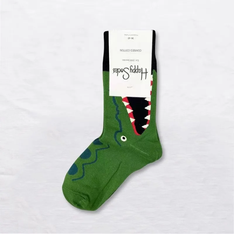 

Women's Socks Midtube Cotton Dopamine Medlar Wear High Waist Long Tube Autumn and Winter Socks
