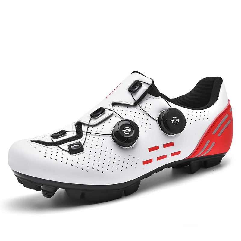 Chaussures De Vélo Plates VTT Hommes – Polyvalentes Pour VTT, Route, Indoor, Tailles 38 à 47, Réglage Par Boucle