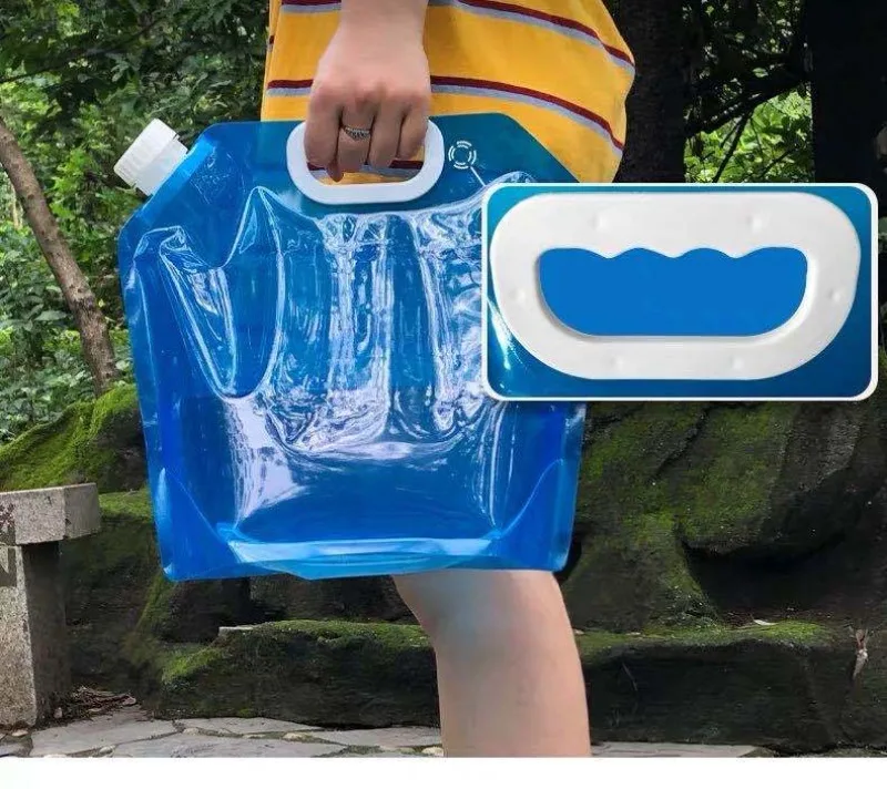 Tinkber 1 Paquet De Sac De Robinet De Camping, Sac Stockage D'eau Potable, Sac Robinet Pliant Extérieur, Adapté Randonnée, À L'alpinisme, À La Pêche, Voyages, Au Pique-Nique Et Au Camping