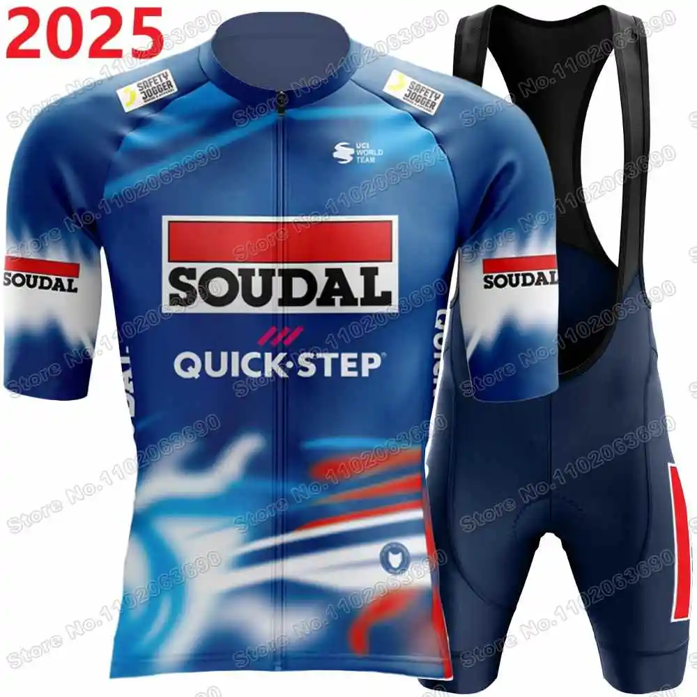 Soudal Quick Step Cycling Jersey Set Belgium Remco Evenepoel Cycling Clothing Men Road Bike Shirts Suit Bicycle Bib Shorts,cycling jersey,cycling shirt,cycling suit,cycling jersey set