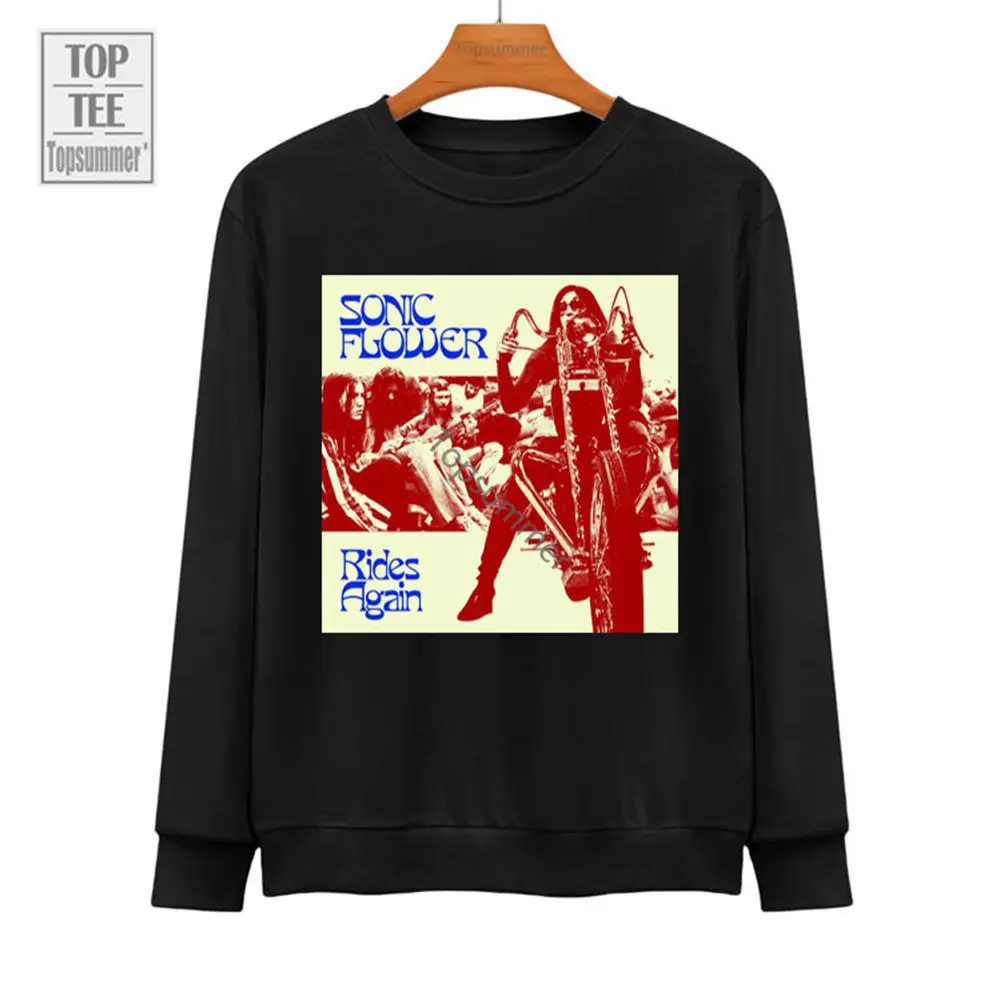 

Rides Again Album Sweatshirt Sonic Flower Tour Hoodies Teens Loose Streetwear Graphic Print Hoodie