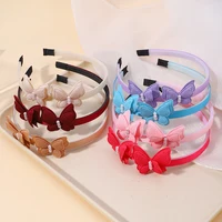 1PC Exquisite Butterfly Hairband Simulated Pearl Children's Hair Hoop Daily Hair Binding Lovely Girl Accessories Gift Wholesale 4