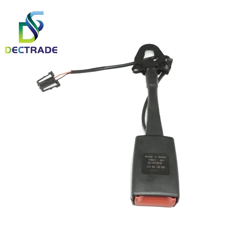 Seat Belt Buckle Extender Clip Socket with Warning Cable for Audi A4 B6 B7 2001-2008 8E0 857 755 8ED 857 755 8E0857755