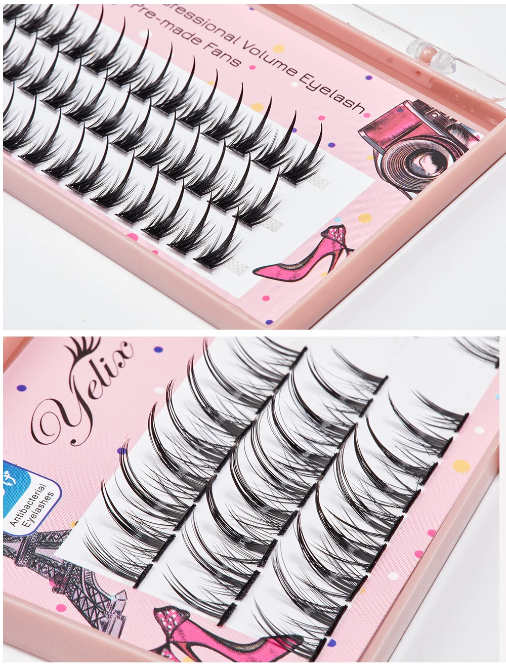 Yelix Upgrade A-type Eyelashes Manga Lashes Natural Individual Cluster Quick Diy Eyelash Extensions Kit Cosplay -Zentai shop online S3b2756b3a75b4f76820d481982108775O.jpg