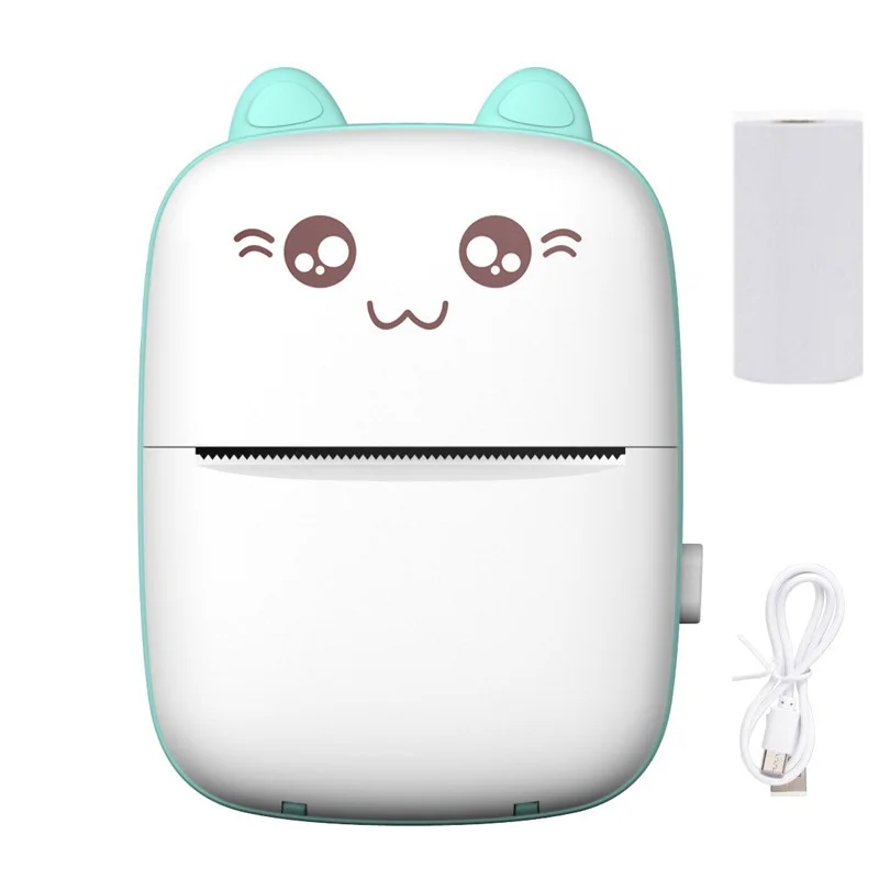 Portable Mini Printer Bluetooth Wrong Question Printing Thermal Printers Phone Photo Title Note Print Children's Gifts 5