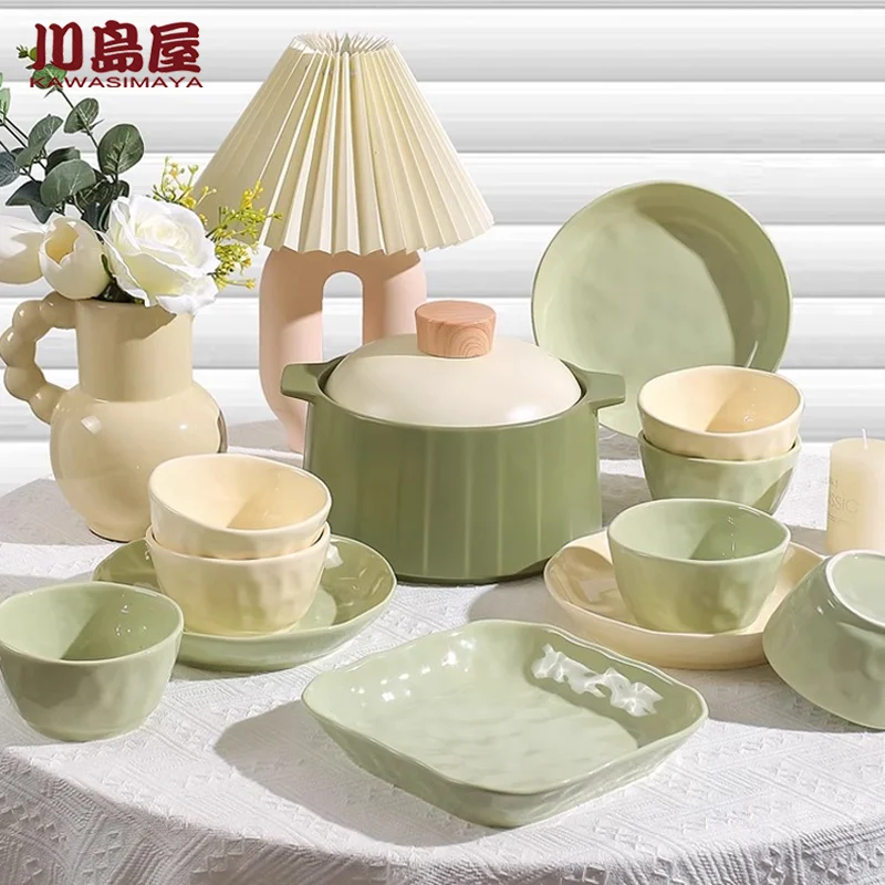 

KAWASIMAYA New Year's Cream Bowl & Dish Set 2024 New Housewarming Gift Tableware Gift Box Chopsticks & Plates