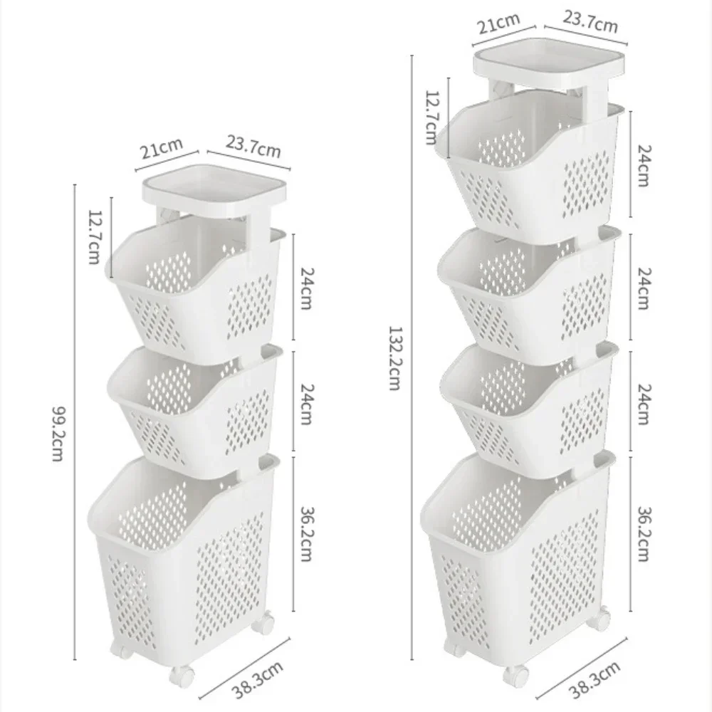 Household Dirty Laundry Basket Restroom Shower Room Modern Simplicity Portable High-capacity Multilayer Hollow Out Storage Rack