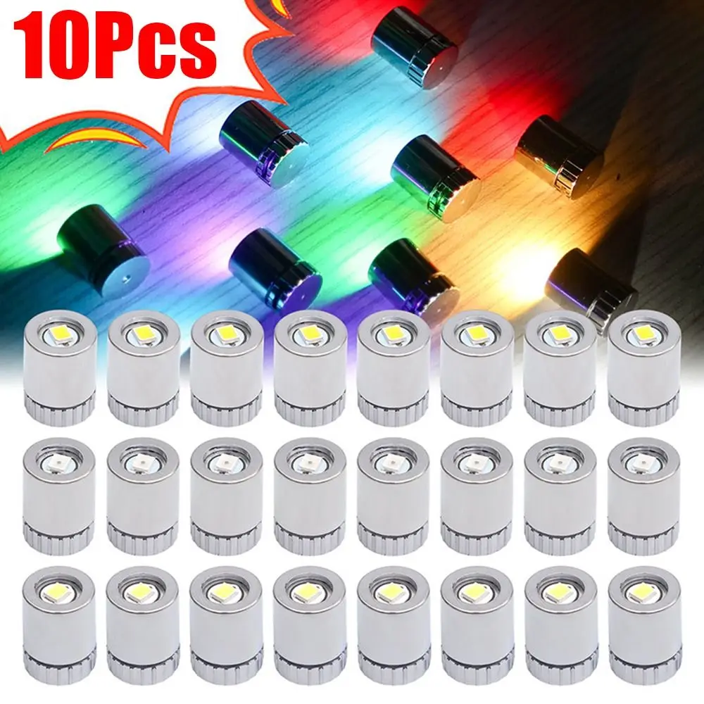 10Pcs 새로운 소형 미니 LED 조명 배터리 구동 다채로운 전구 랜턴 심지 베..