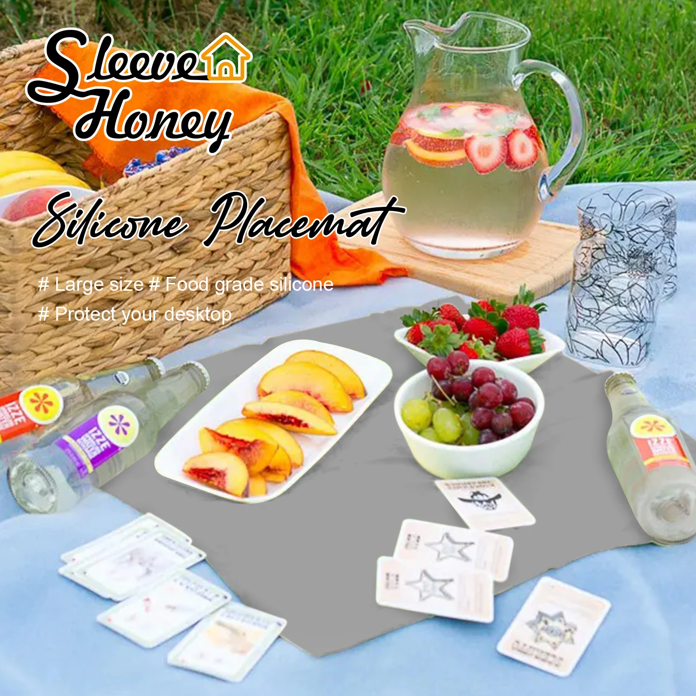 Large Silicone Placemat | Eco-Friendly