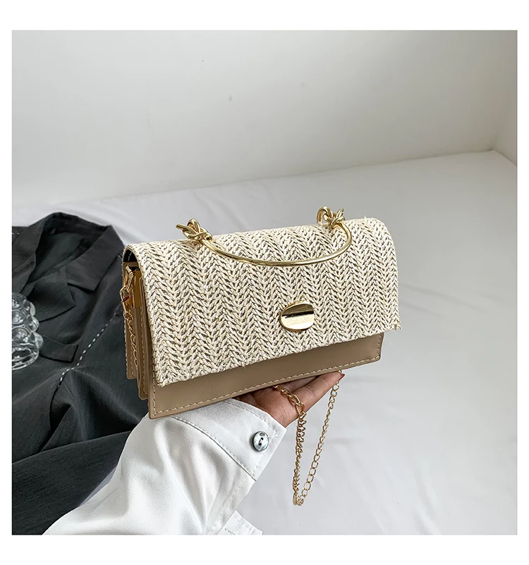 Fashion Pu Hasp Ladies Top-Handle Bags Braid Design 2024 New Brand Shoulder Bags for Women Free Shipping Bolsas Femininas