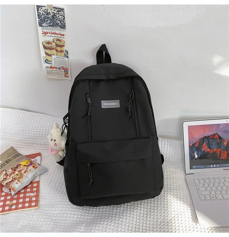 Multifunction Double Zipper Women Backpack Teenager Girls Laptop Backpack Student Shoulder Bag Korean Style Schoolbag best Stylish Backpacks