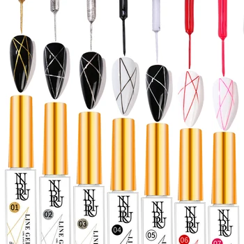 Nail Art Polish Gel Liner luminoso Gel Design smalto per unghie Neon disegno fluorescente decorazione semipermanente forniture per Manicure