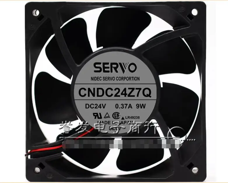 

SERVO CNDC24Z7Q DC 24V 0.37A 120x120x38mm 2-Wire Server Cooling Fan